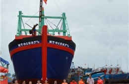 Thêm "tàu 67” từ nguồn vốn của Agribank được hạ thủy ở Ninh Thuận